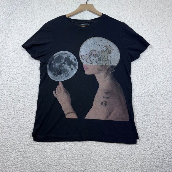 Les Benjamins Other - Les Benjamins Mens Black Graphic T-Shirt Small S Streetwear Luxury Istanbul Tee